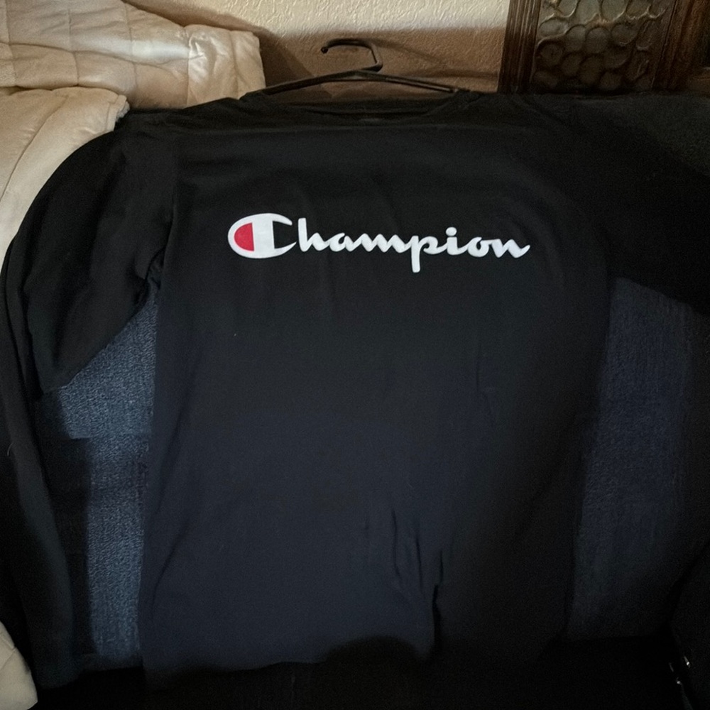Champion Black Crewneck Top
